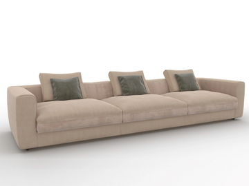 CAPETOWN - 2/ 3 seater sofa in fabric or leather by CTS SALOTTI - view 3